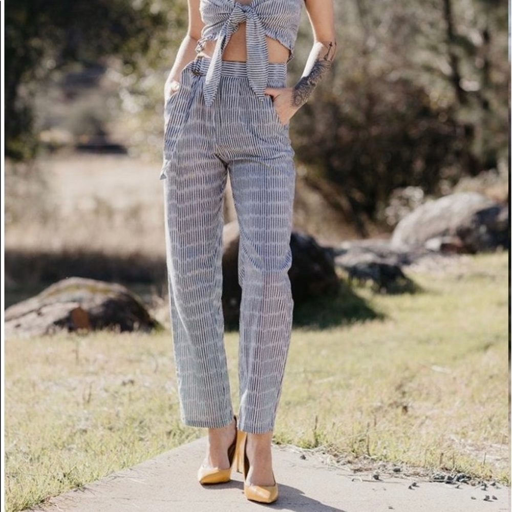 ZhenNymph Striped Ox Pants